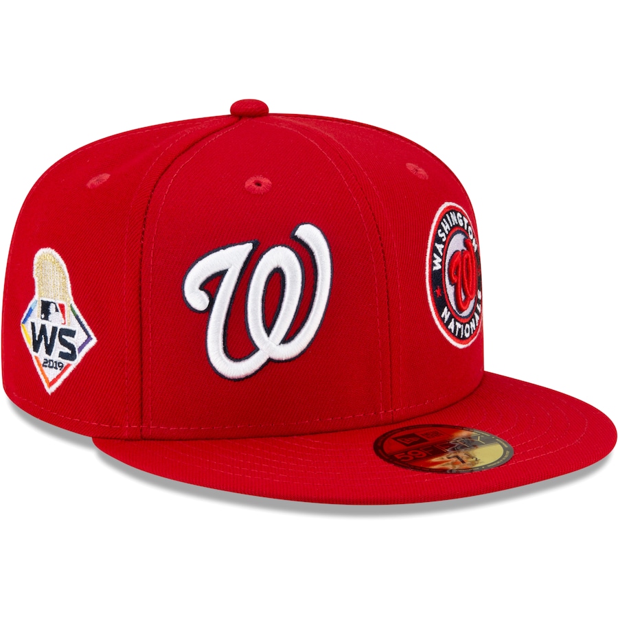 NEW ERA WASHINGTON NATIONALS PATCH PRIDE 59FIFTY FITTED EMBROIDERED CASUAL BASEBALL CAP