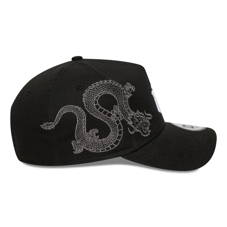 NEW YORK YANKEES MLB BLACK SNAKE ICON / NEW ERA 9FORTY A-FRAME