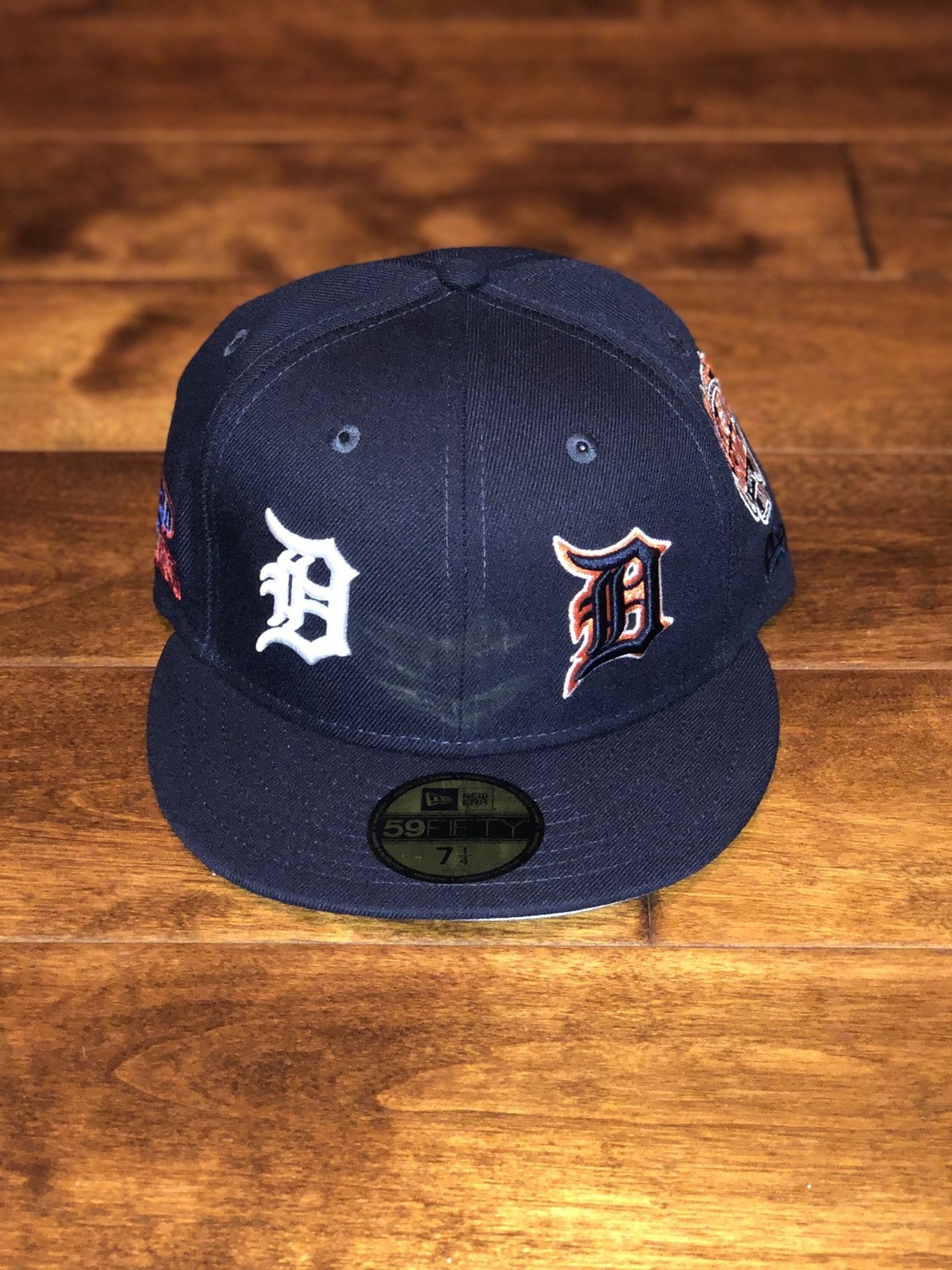 NEW ERA DETROIT TIGERS NAVY PATCH PRIDE EMBROIDERED CASUAL BASEBALL CAP