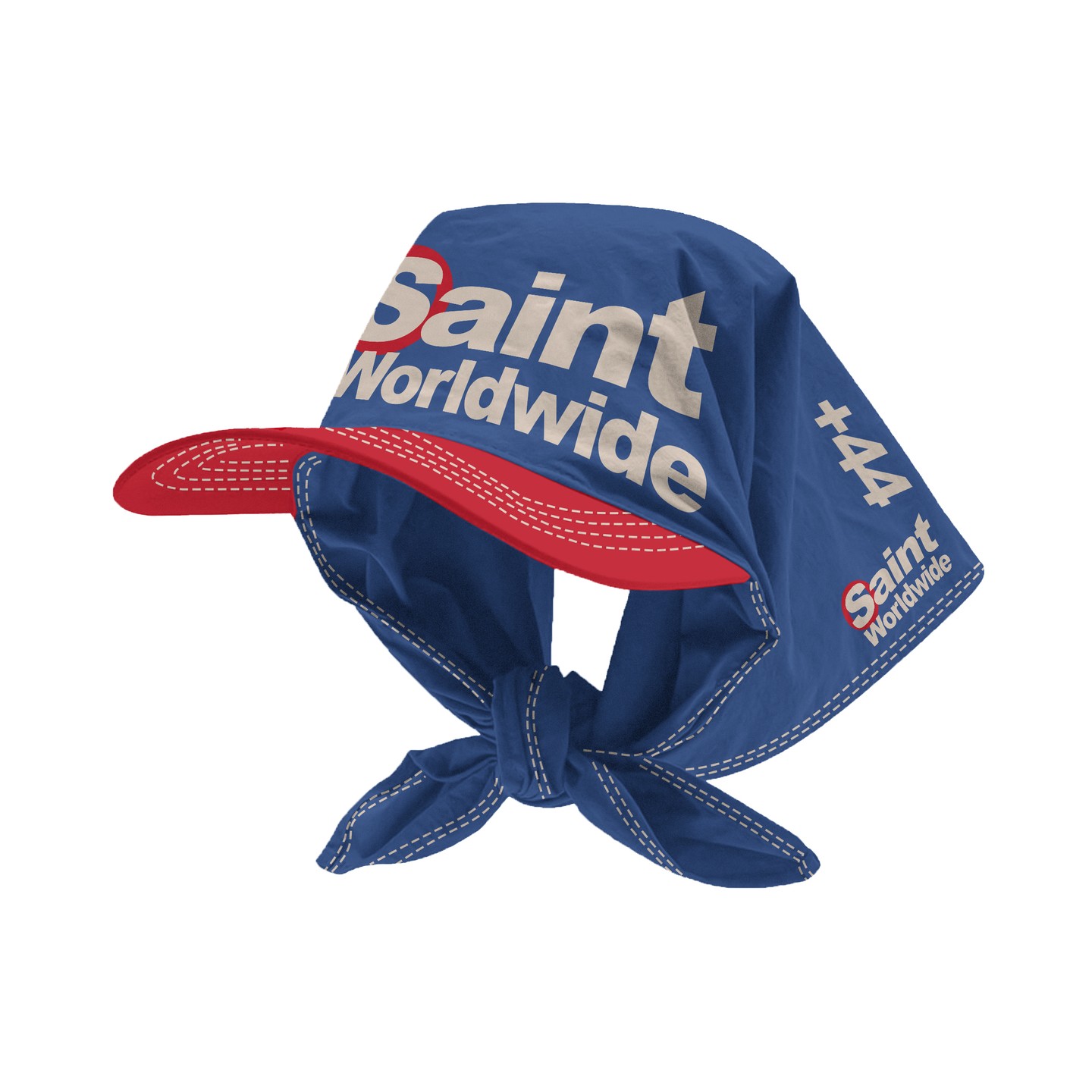 SAINT From All Over The World Blue Fashion Hat/bandage Headscarf Duck Tongue Hat Summer Autumn Street Personality Retro Bag Head Cap Baseball Cap