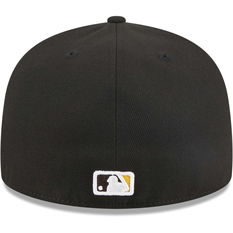 NEW ERA SAN DIEGO PADRES BLACK NEON EMBROIDERED CASUAL BASEBALL CAP