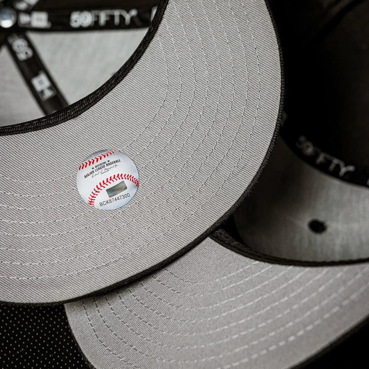 DETROIT TIGERS MLB BLACK GRAY UV / NEW ERA 59FIFTY FITTED CAP