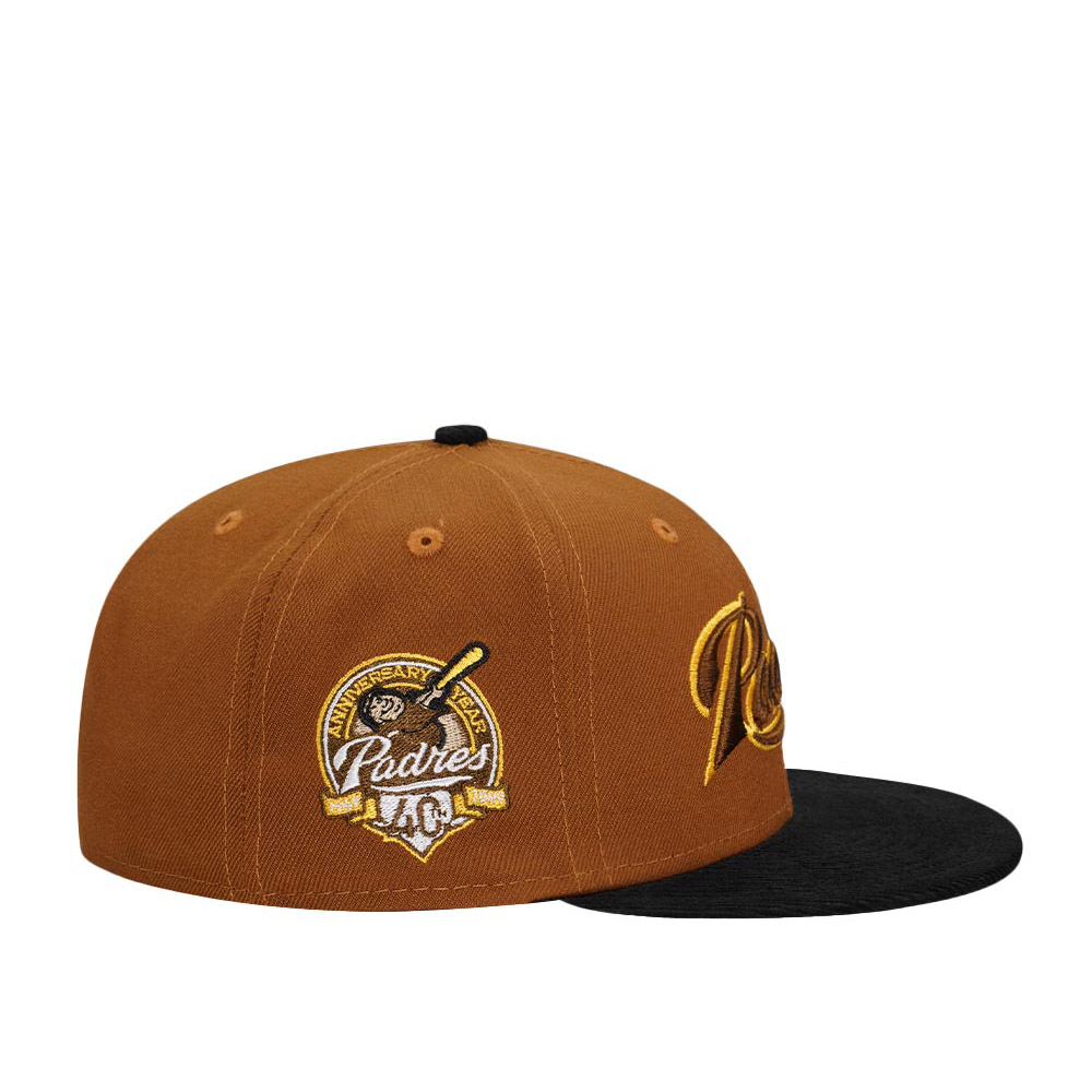 NEW ERA SAN DIEGO PADRES 40TH ANNIVERSARY CORD BRIM TWO TONE EDITION 59FIFTY FITTED CAP