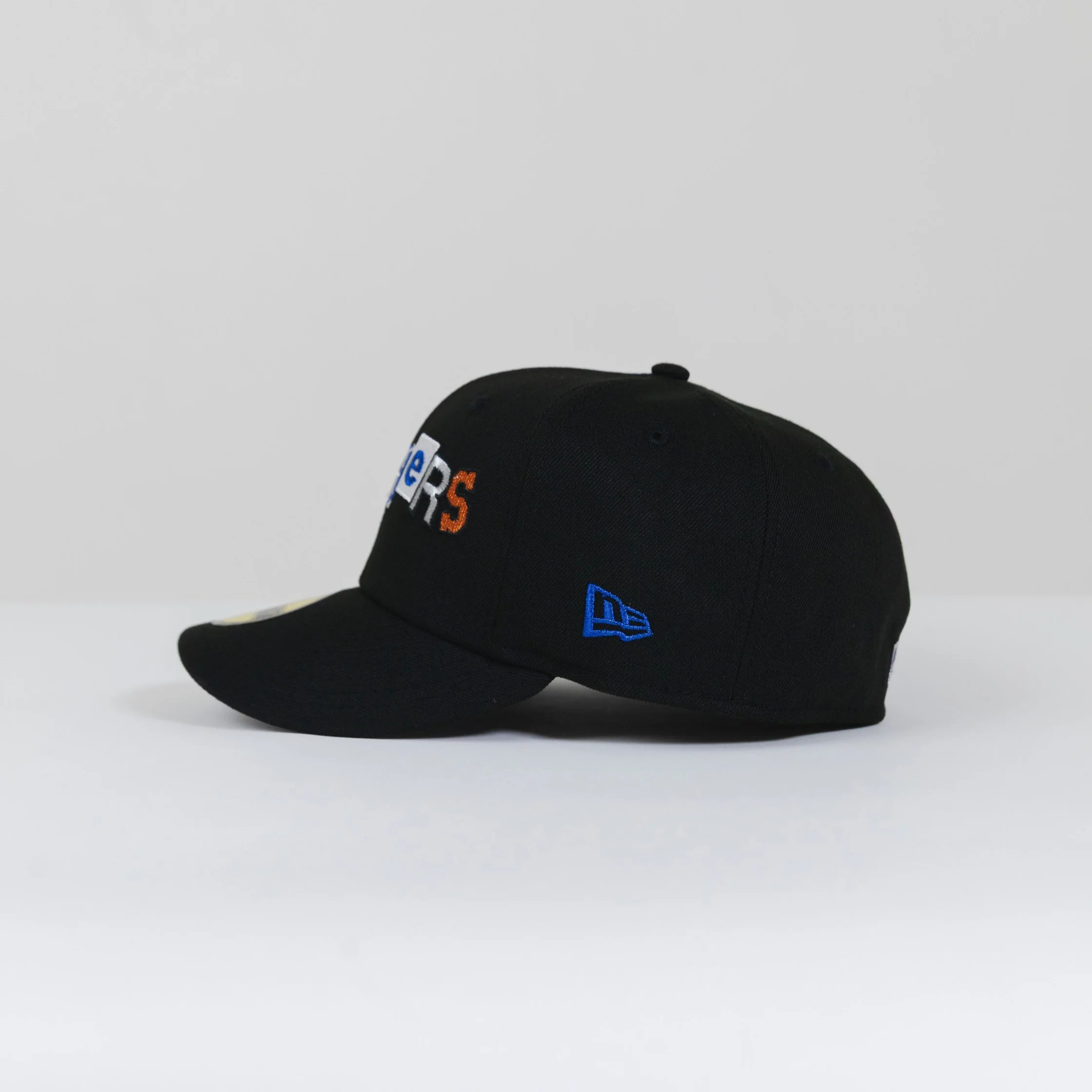 NEW ERA 59FIFTY BLACK LOS ANGELES DODGERS SCRIPT WITH BOX FONT 2022 ALL-STAR GAME SIDE PATCH