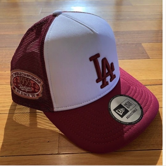 NEW ERA NEW AGE LOS ANGELES DODGERS 940 AF TRUCKERS RUST/COPPER OSFM CAP