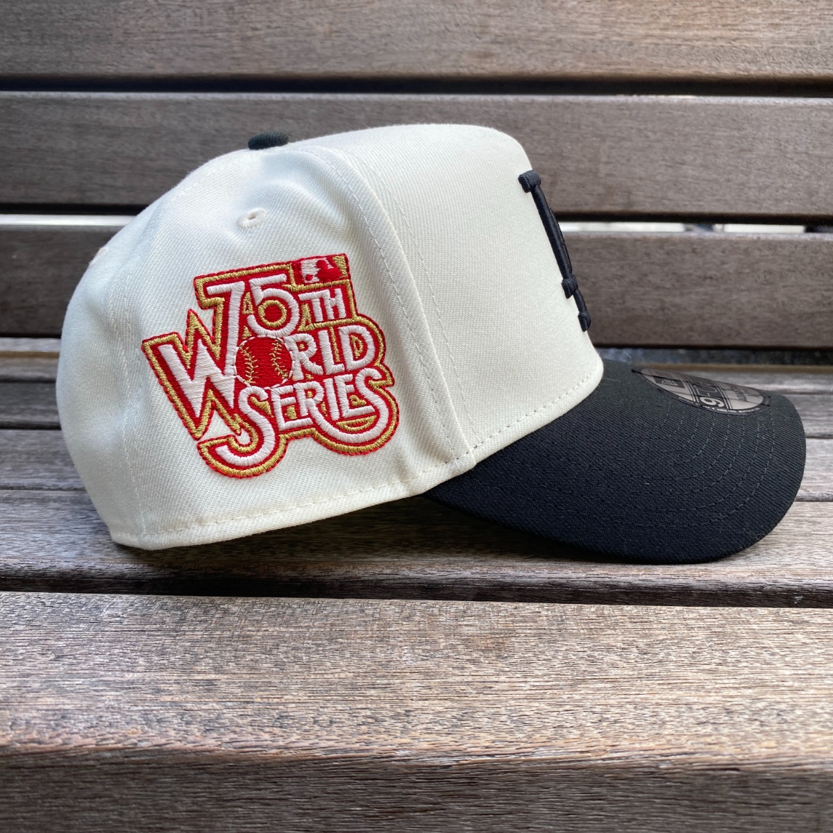 NEW ERA 9FORTY A-FRAME MLB LOS ANGELES DODGERS 75TH WORLD SERIES TWO TONE UV SNAPBACK