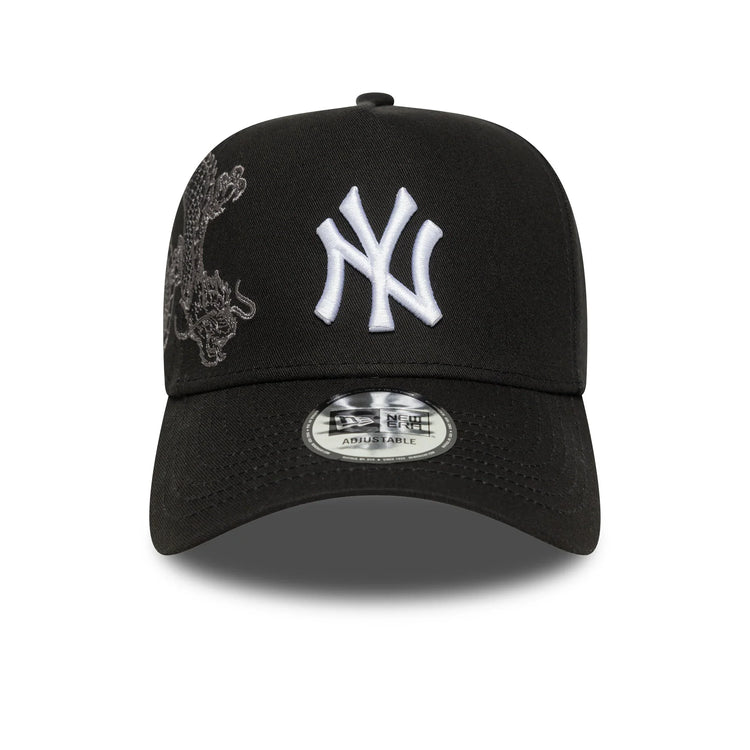 NEW YORK YANKEES MLB BLACK SNAKE ICON / NEW ERA 9FORTY A-FRAME