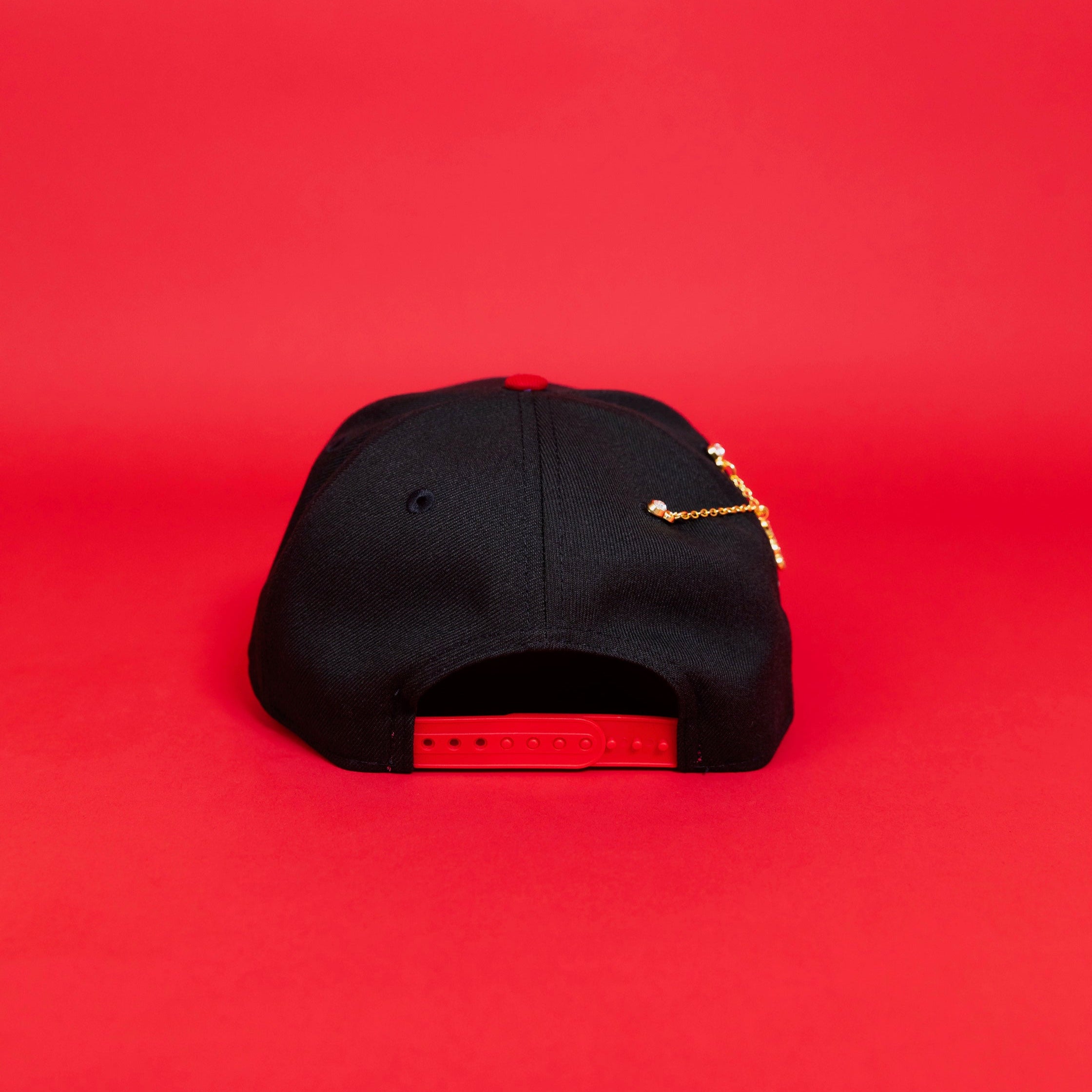 NEW ERA EXCLUSIVE 9FIFTY A-FRAME BLACK/ RED BALTIMORE ORIOLES W/ 30TH ANNIVERSARY SIDE PATCH