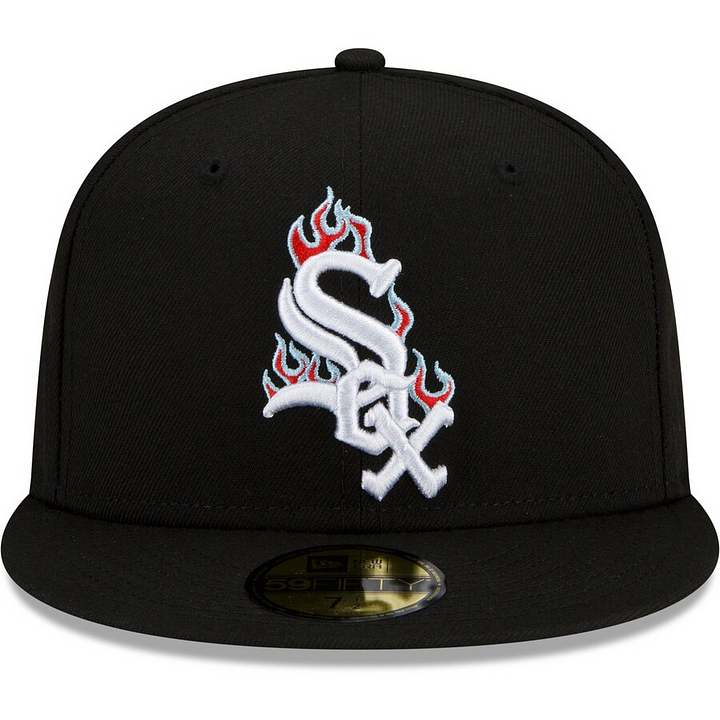 NEW ERA CHICAGO WHITE SOX BLACK 2005 WORLD SERIES TEAM EMBROIDERED CASUAL BASEBALL CAP