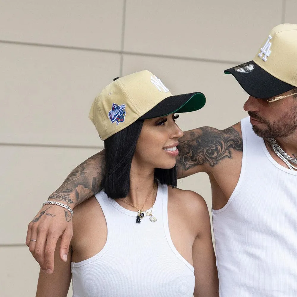 NEW ERA 9FORTY A-FRAME MLB NEW YORK YANKEES WORLD SERIES 1998 TWO TONE / KELLY GREEN UV SNAPBACK