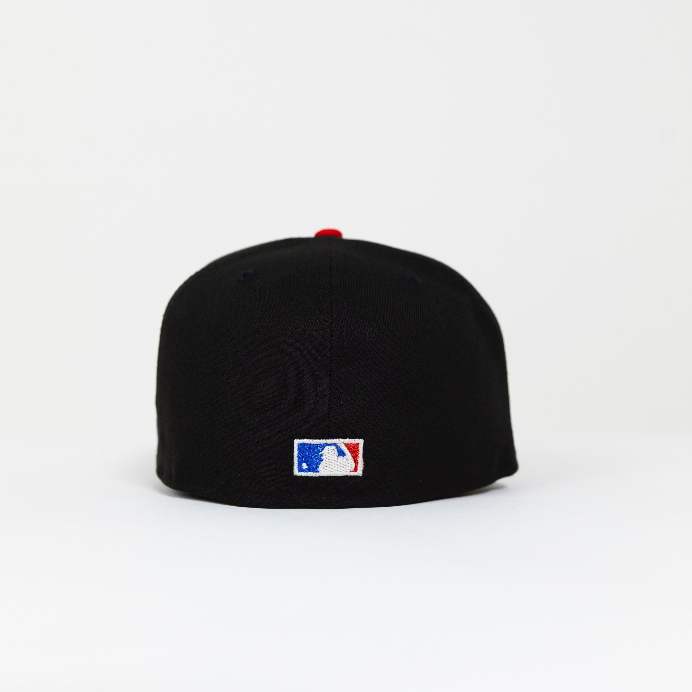 NEW ERA EXCLUSIVE 59FIFTY BLACK/ RED PHILADELPHIA PHILLIES SCRIPT W/ 1996 ALL STAR GAME PATCH