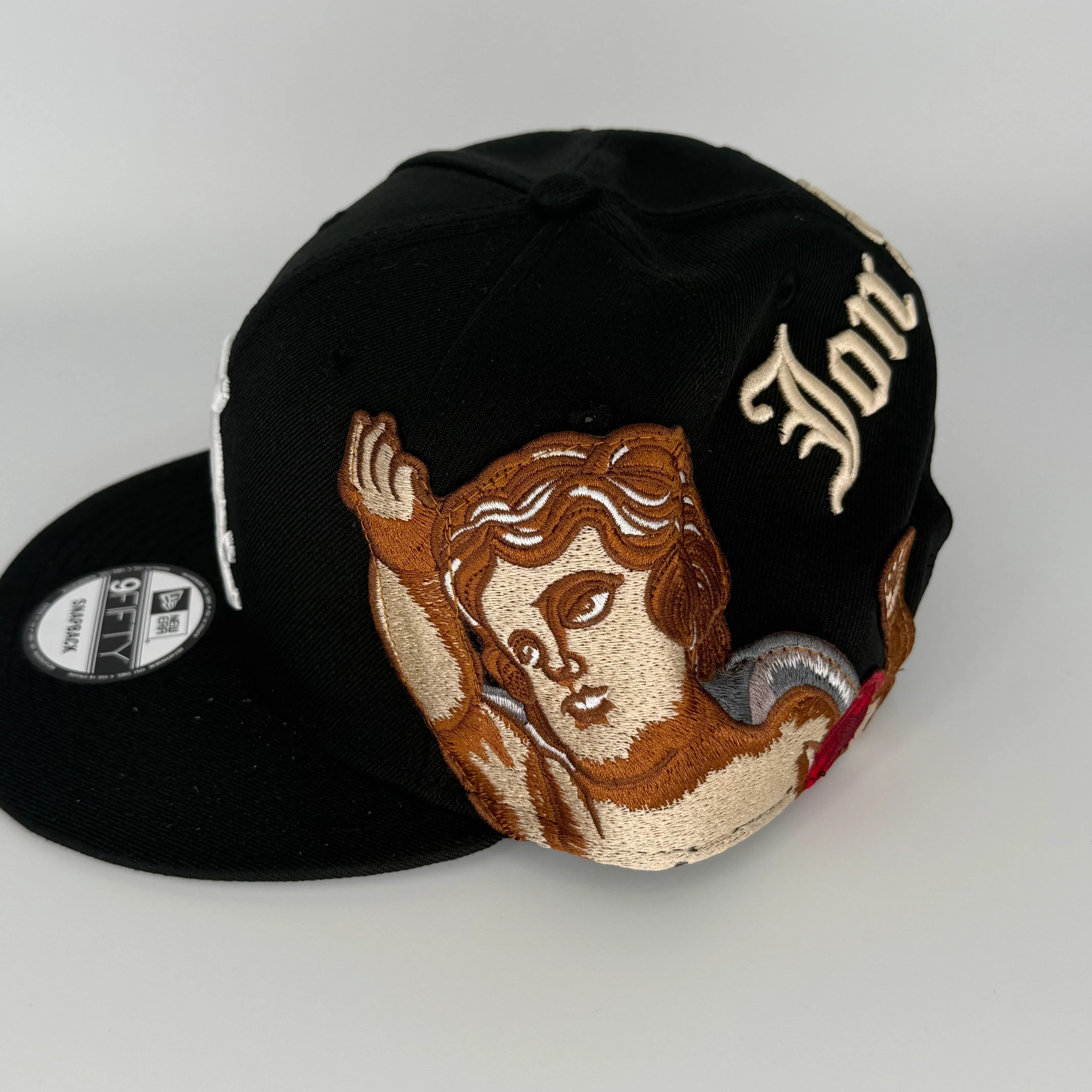 NEW ERA BLACK NEW YORK NY YANKEES SNAPBACK JON STAN HYPE 59 FITTED HAT RARE EXCLUSIVE