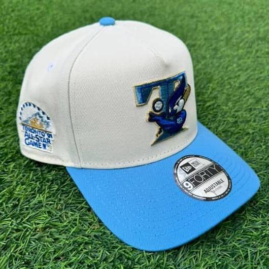 NEW ERA TORONTO BLUE JAYS ALL STAR GAME 1991 VEGAS ICE TWO TONE EDITION 9FORTY A FRAME SNAPBACK CAP