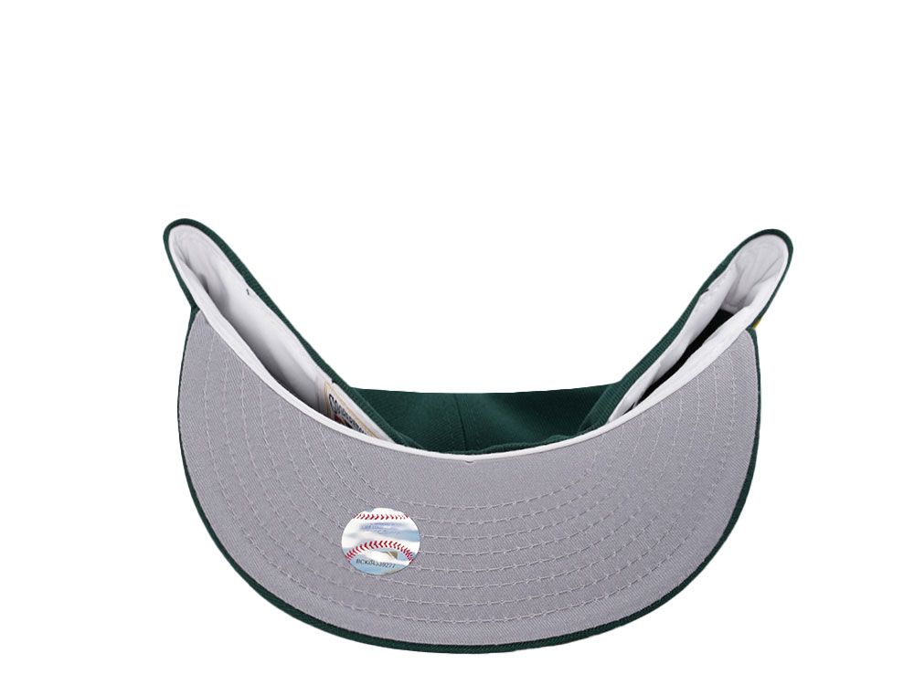 NEW ERA OAKLAND ATHLETICS BASH BROTHERS DARK GREEN EDITION 59FIFTY FITTED HAT