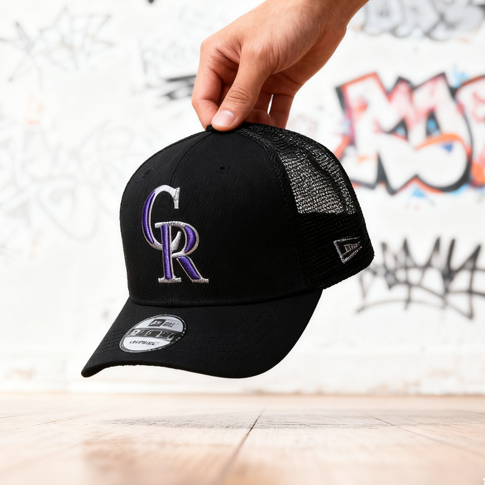 NEW ERA COLORADO ROCKIES 9FORTY ADJUSTABLE BASEBALL CAP BRAND NEW WITH LABEL BRAND NEW WITH LABEL/MESH/COLORBLOCK