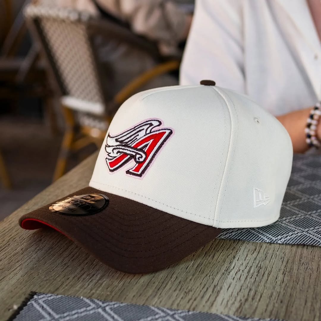 NEW ERA 9FORTY A-FRAME ANAHEIM ANGELS 50TH ANNIVERSARY TWO TONE / SCARLET RED