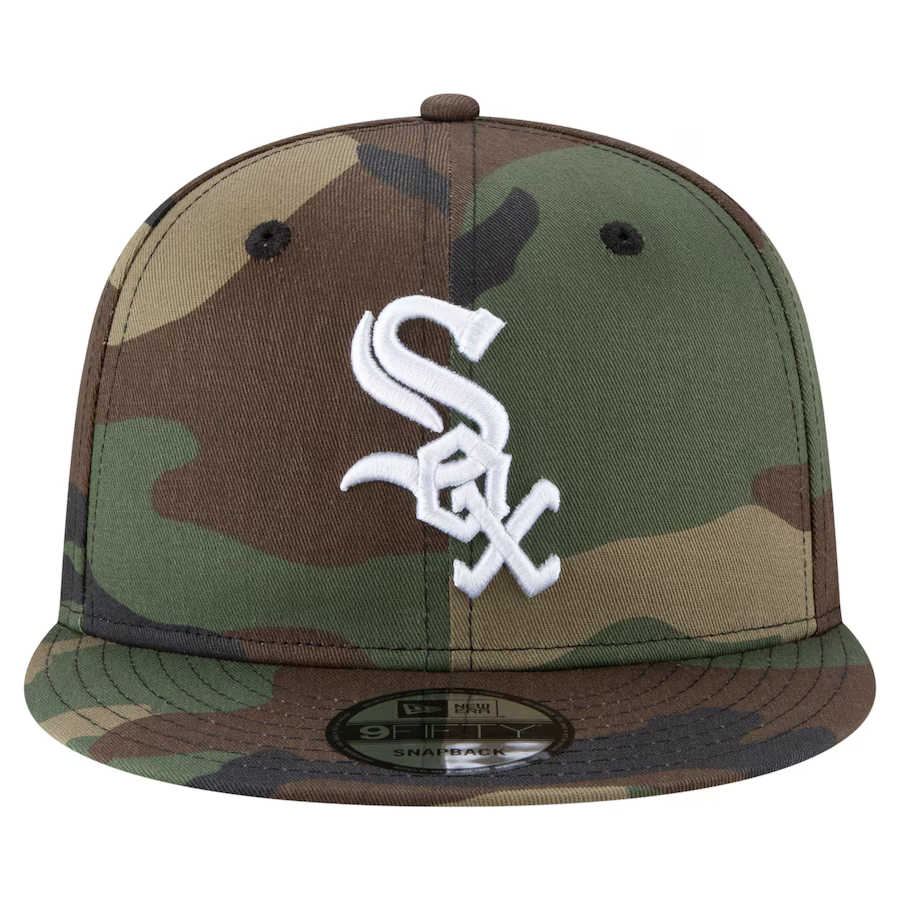 NEW ERA CHICAGO WHITE SOX NEW ERA CAMO EMBROIDERED CASUAL BASEBALL CAP