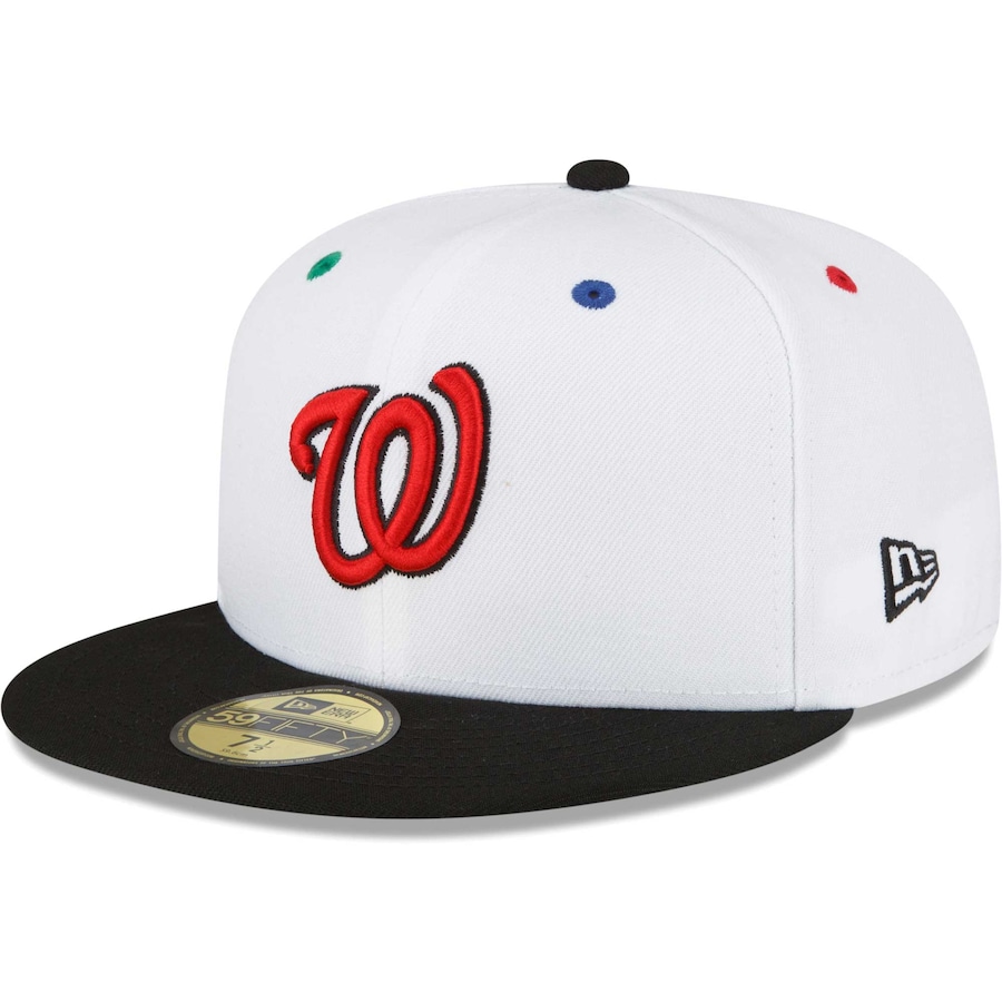NEW ERA WASHINGTON NATIONALS 2018 MLB ALL-STAR GAME MAIN EYE 59FIFTY FIT CAP-WHITE/BLACK