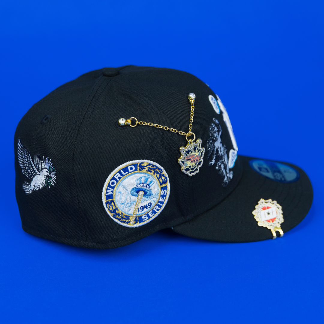 NEW ERA EXCLUSIVE 59FIFTY BLACK NEW YORK YANKEES 