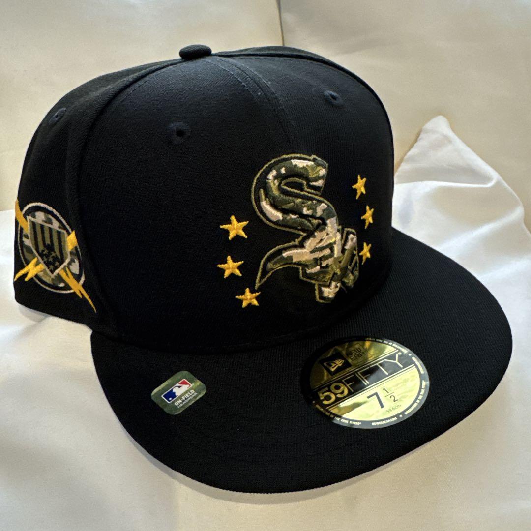 NEW ERA CHICAGO WHITE SOX MLB ARMED FORCES DAY EMBROIDERED CASUAL BASEBALL CAP