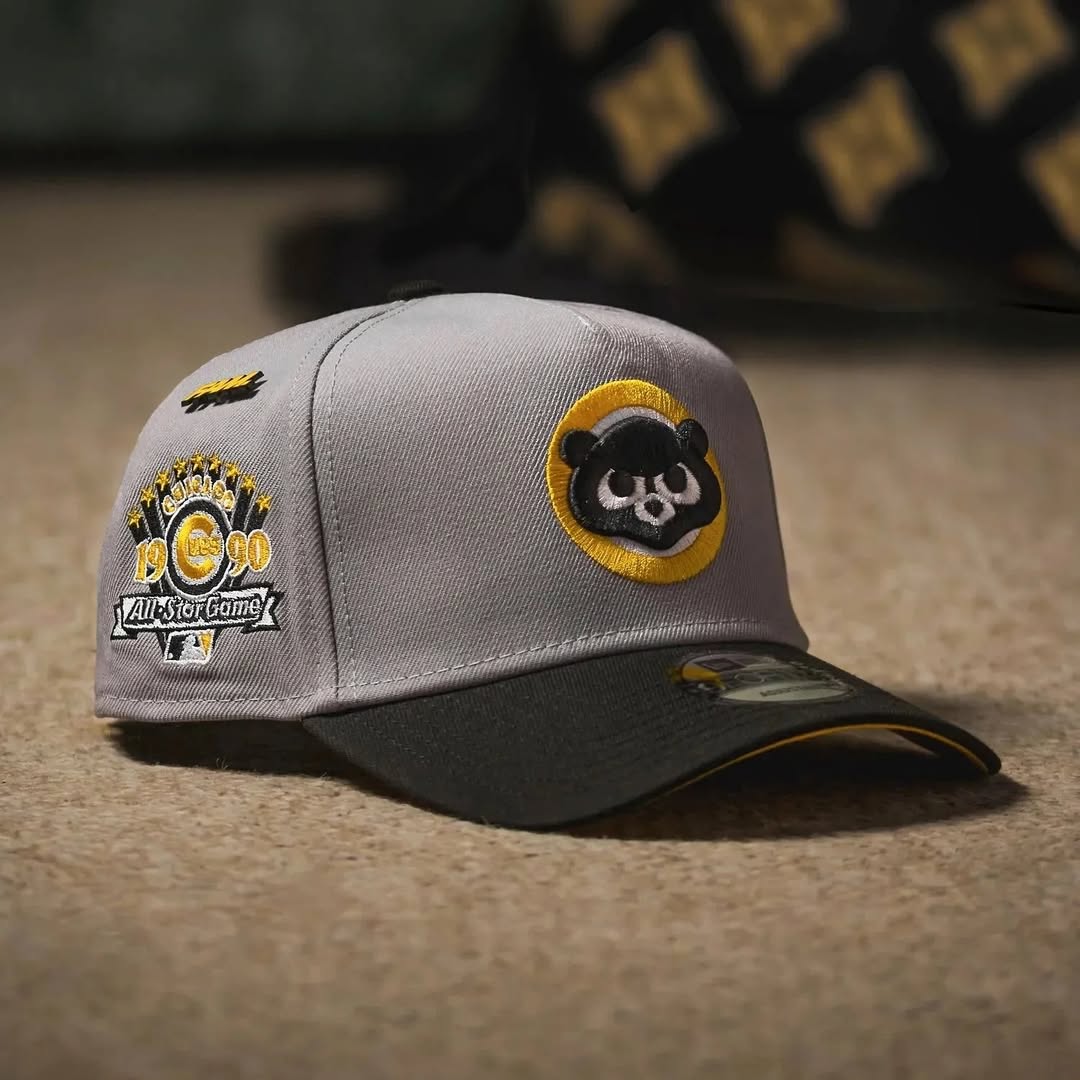 NEW ERA CHICAGO CUBS 9FORTY ALL STAR GAME GREY/BLACK ADJUSTABLE SNAPBACK