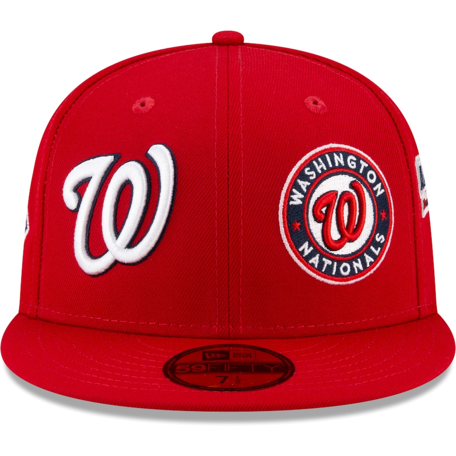 NEW ERA WASHINGTON NATIONALS PATCH PRIDE 59FIFTY FITTED EMBROIDERED CASUAL BASEBALL CAP