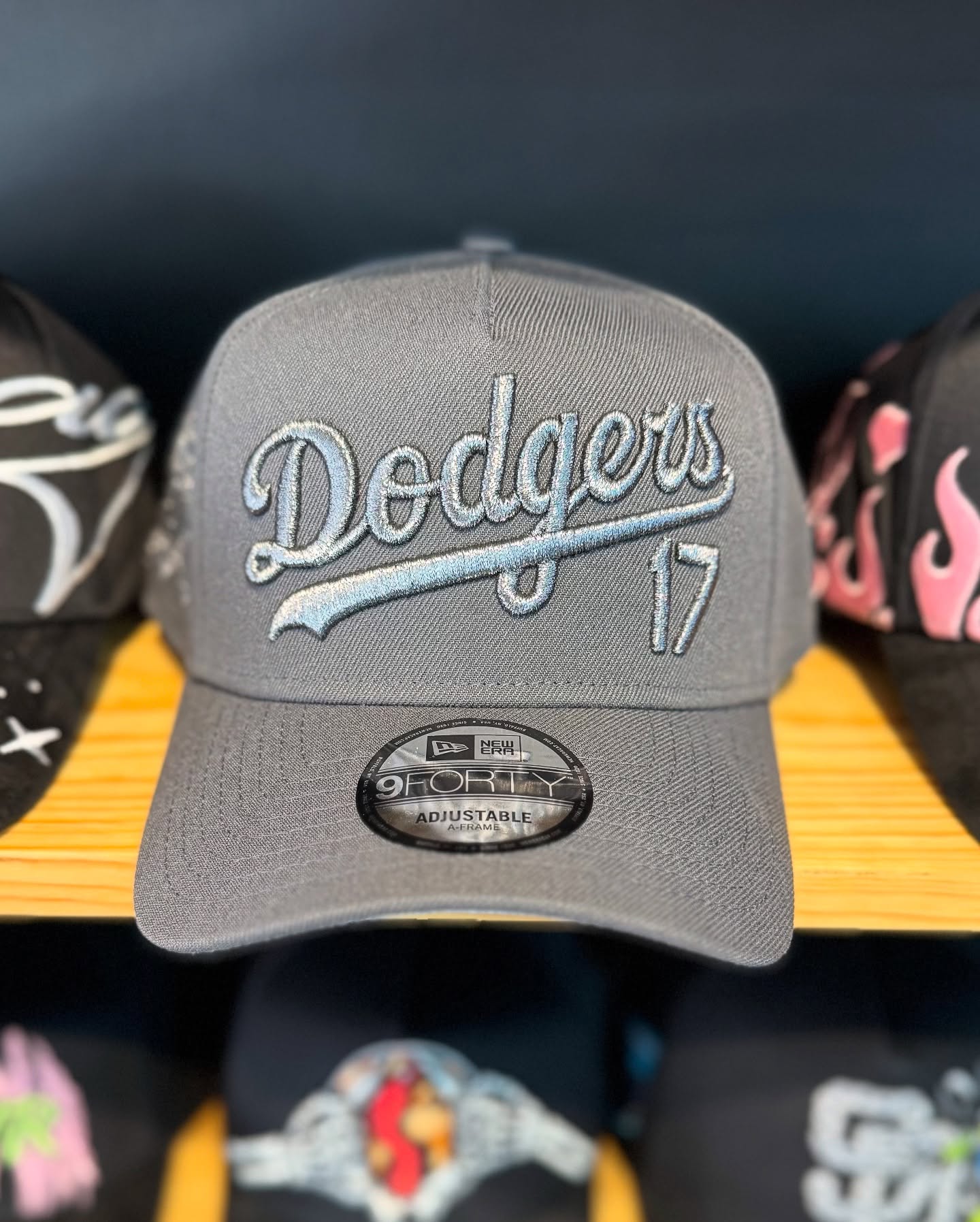 NEW ERA LOS ANGELES DODGERS SHOHEI GRAND VALLEY DEEP GRAPHITE METAL EDITION 9FORTY A- FRAME BASEBALL CAP