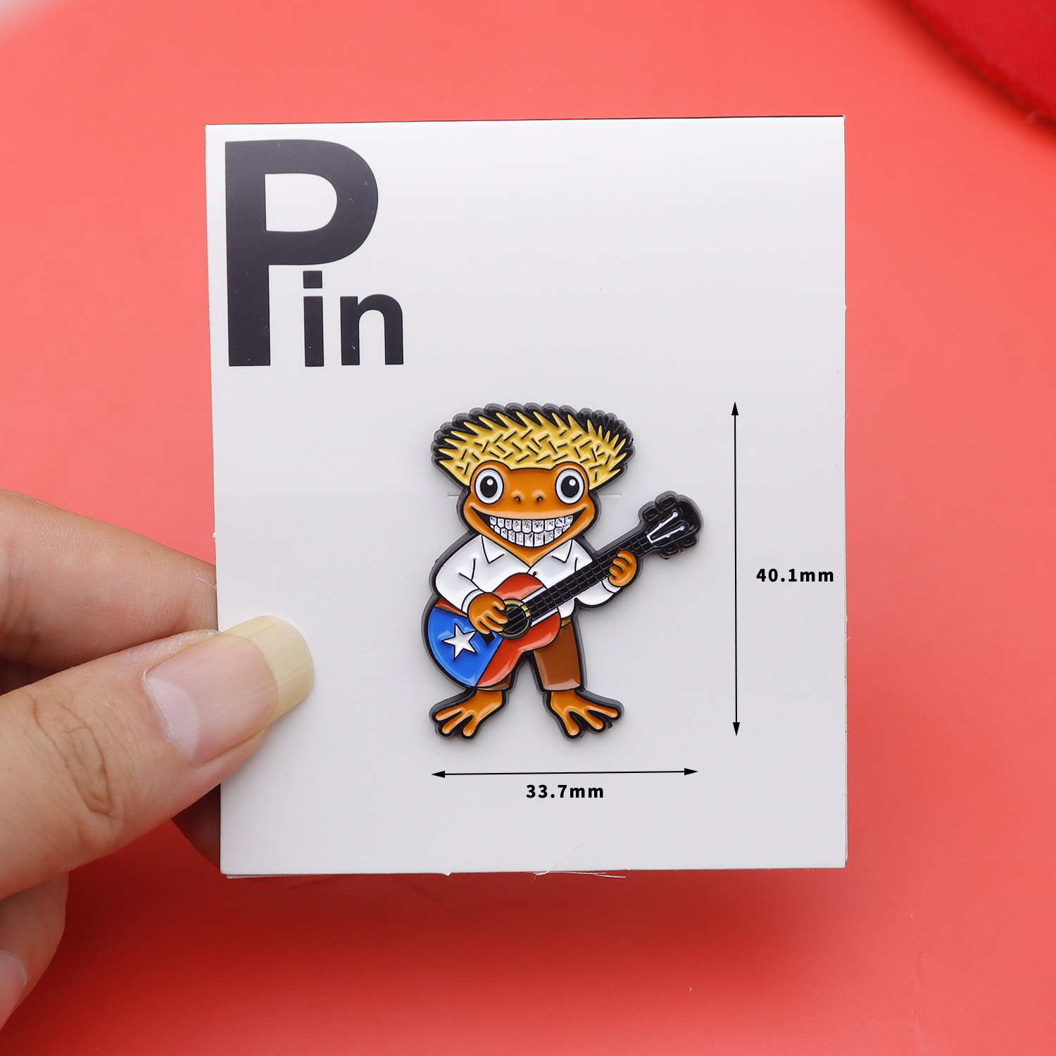 NEW ERA PIN The Frog & Guitar