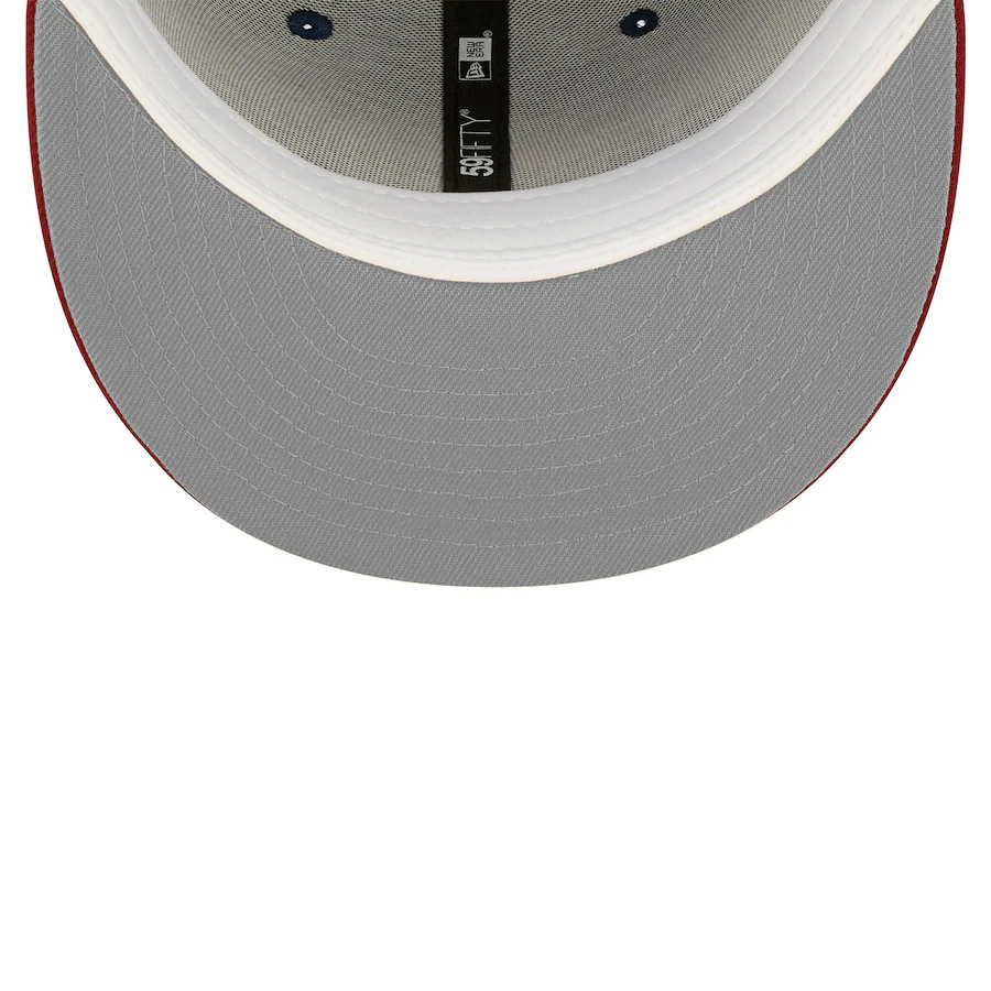 NEW ERA ATLANTA BRAVES HISTORIC WORLD SERIES CHAMPIONS 59FIFTY EMBROIDERED CASUAL BASEBALL CAP