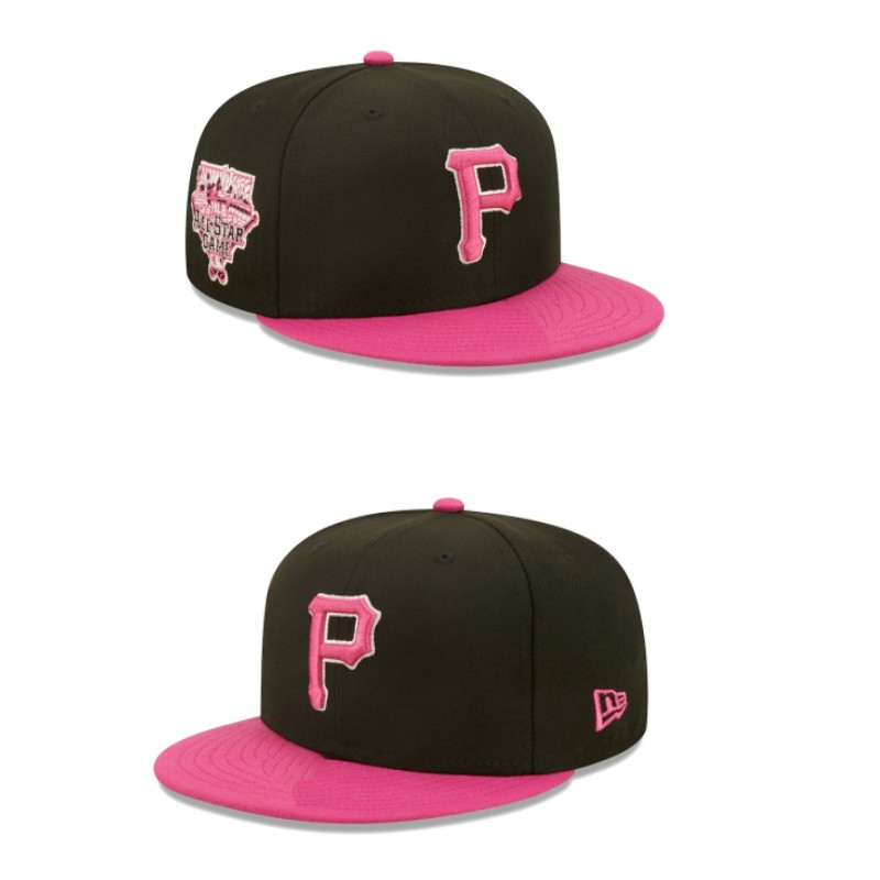 NEW ERA PITTSBURGH PIRATES BLACK/PINK 2006 ALL-STAR GAME PASSION 59FIFTY FITTED HAT