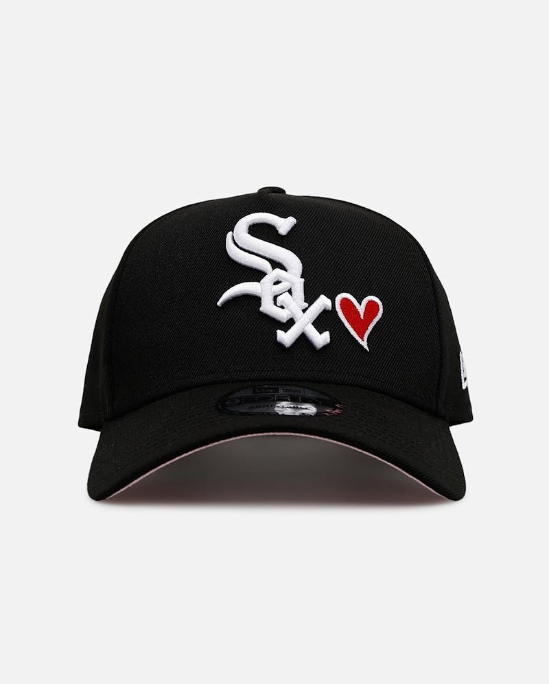 NEW ERA CHICAGO SOX LOVE 9FORTY ADJUSTABLE BLACK SNAPBACK