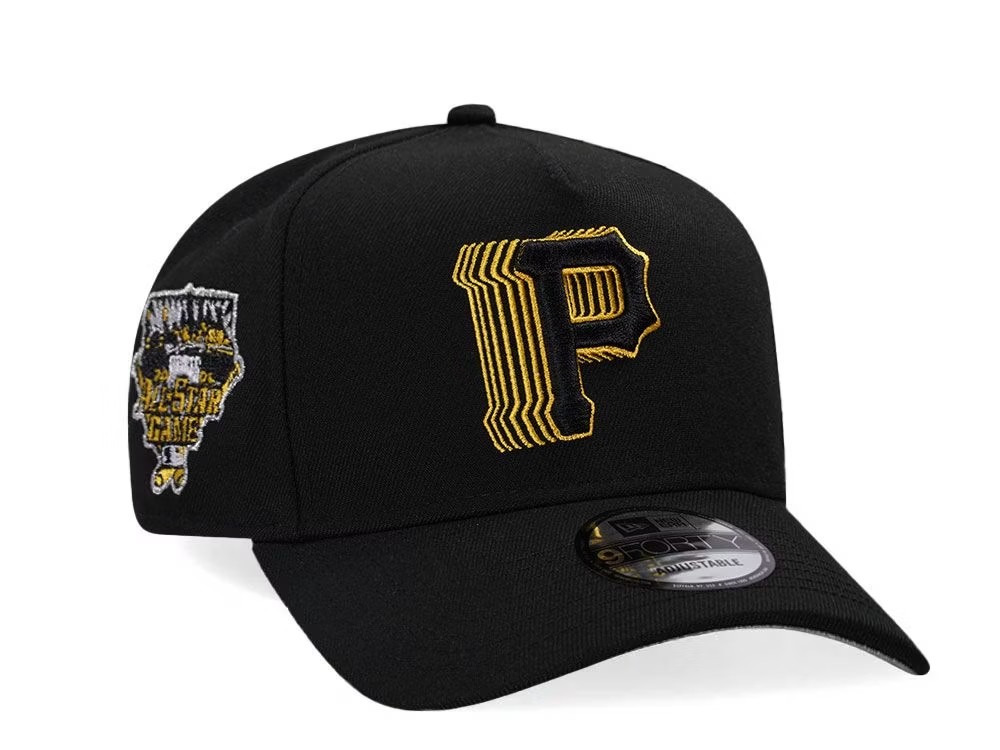 NEW ERA PITTSBURGH PIRATES ALL STAR GAME 2006 BLACK CLASSIC EDITION 9FORTY A FRAME SNAPBACK HAT