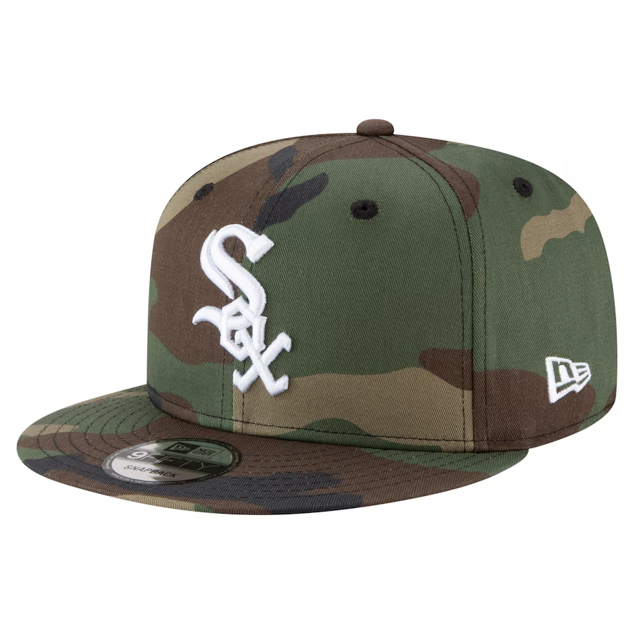 NEW ERA CHICAGO WHITE SOX NEW ERA CAMO EMBROIDERED CASUAL BASEBALL CAP