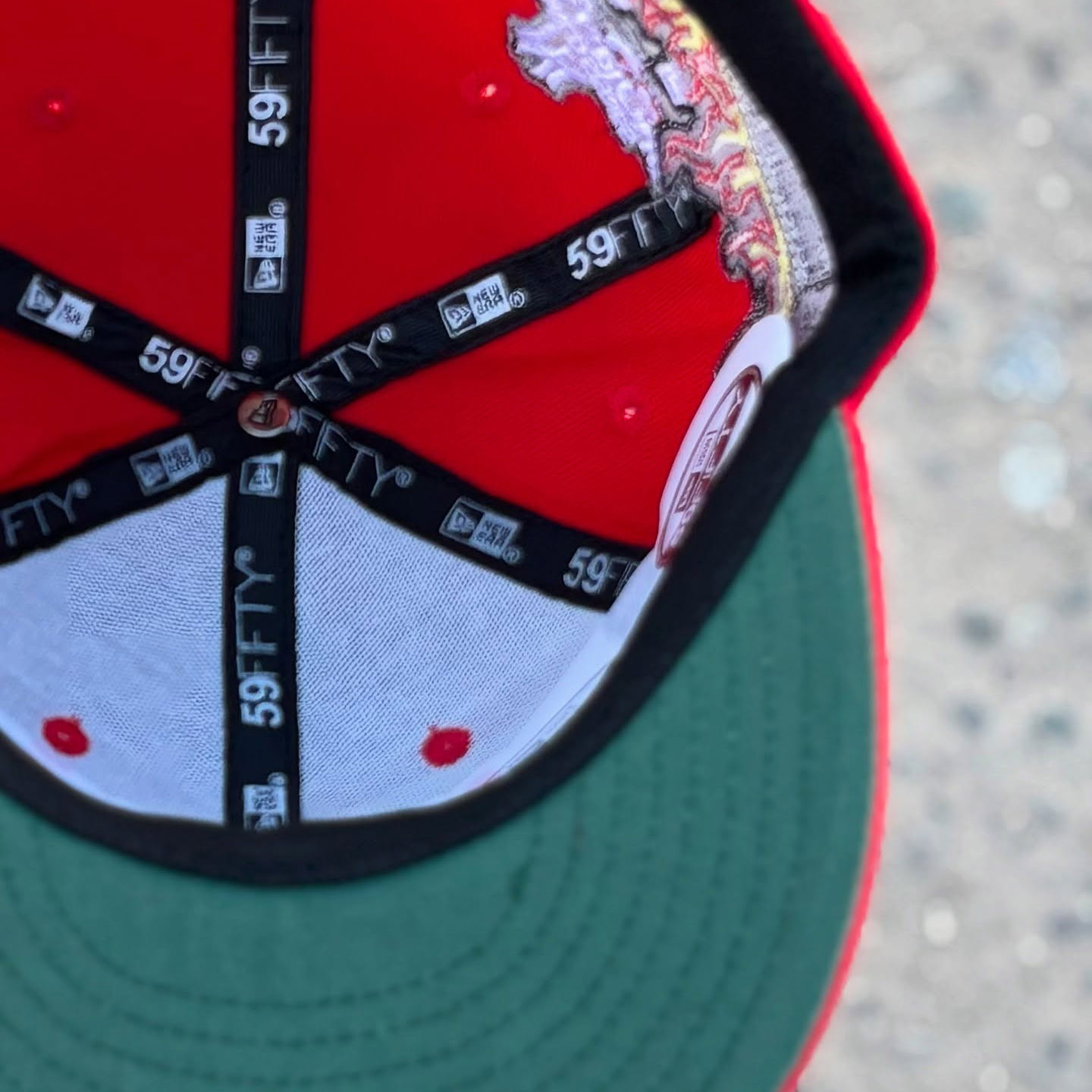 NEW ERA GORRA JON STAN YANKEES ROJA 59FIFTY CERRADA EMBROIDERED CASUAL BASEBALL CAP