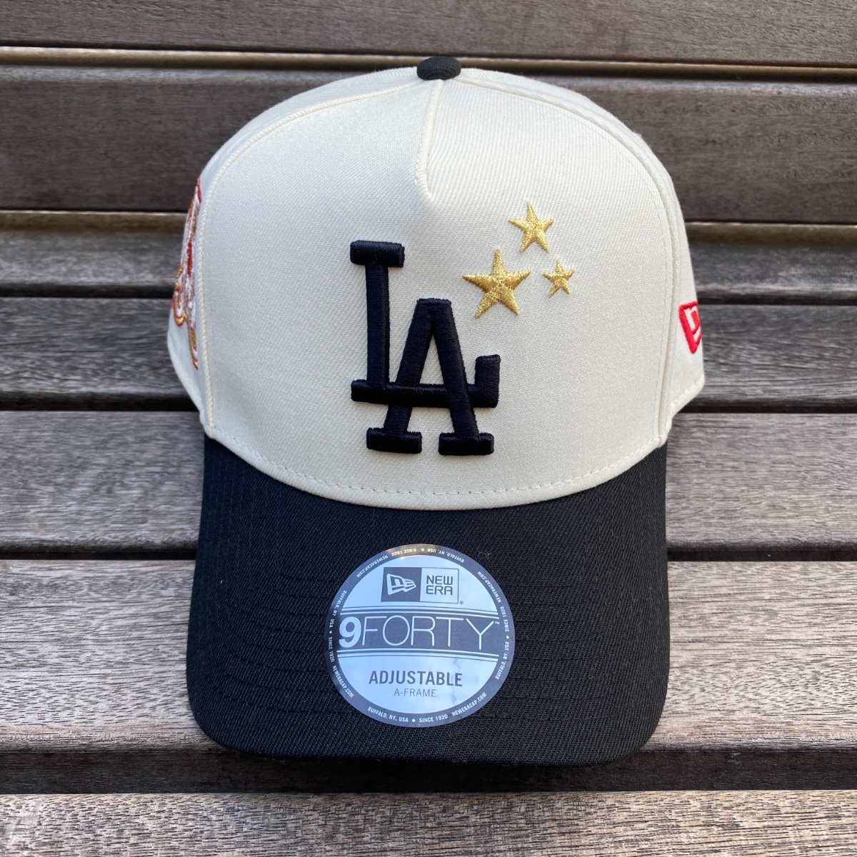 NEW ERA 9FORTY A-FRAME MLB LOS ANGELES DODGERS 75TH WORLD SERIES TWO TONE UV SNAPBACK