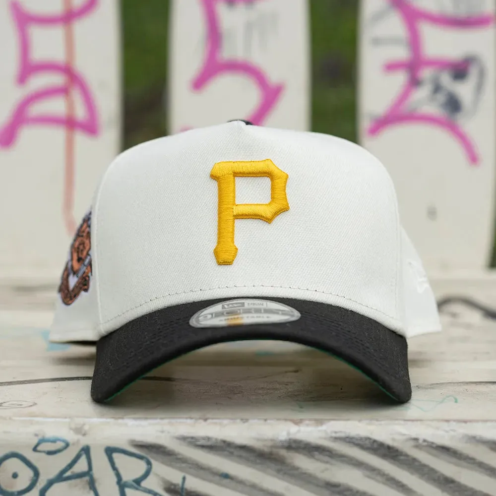 NEW ERA 9FORTY A-FRAME MLB PITTSBURGH PIRATES WORLD SERIES 1960 TWO TONE / KELLY GREEN UV SNAPBACK
