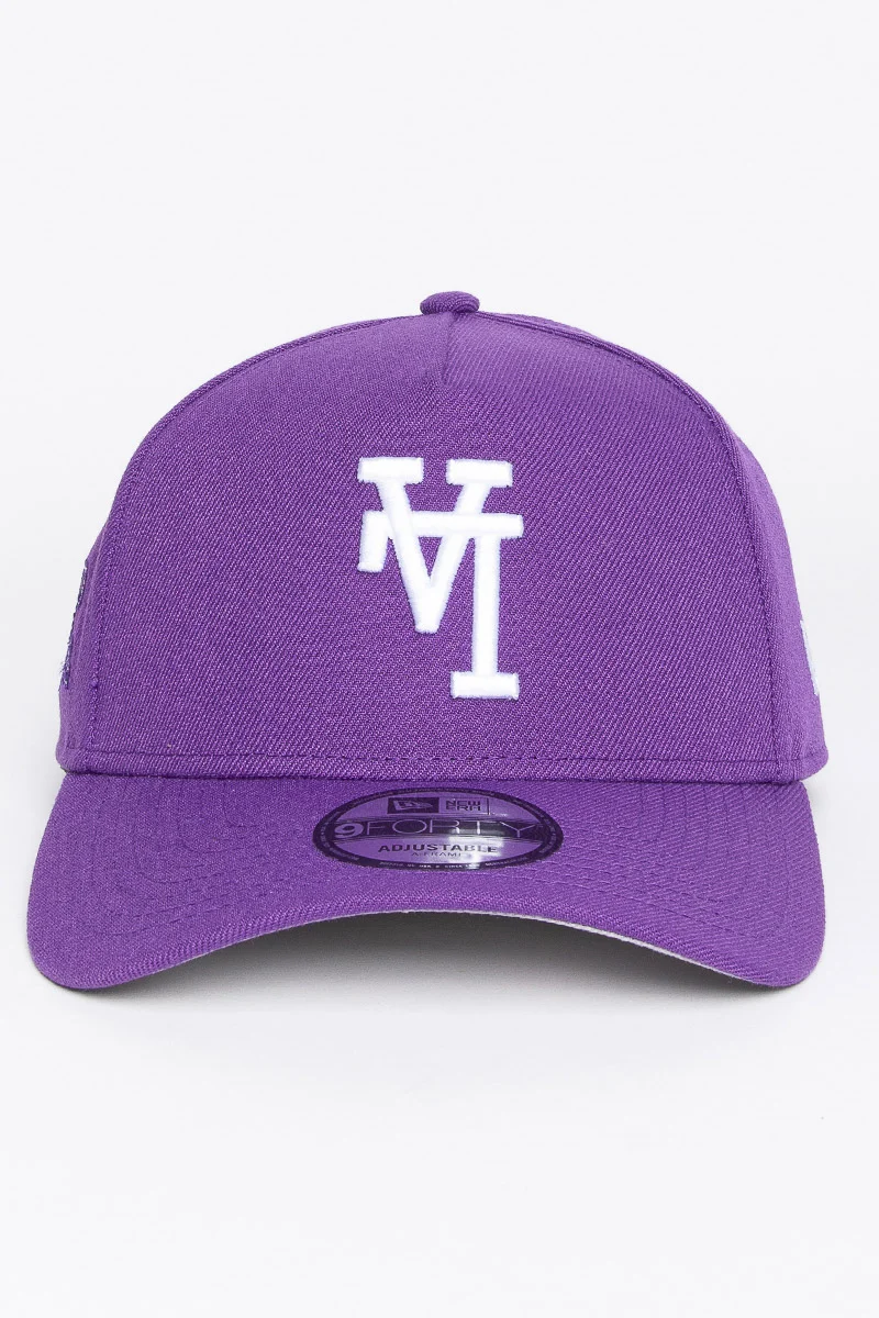 NEW ERA LOS ANGELES DODGERS 'UPSIDE DOWN LA POLYCHROMATIC' 9FORTY A-FRAME SNAPBACK