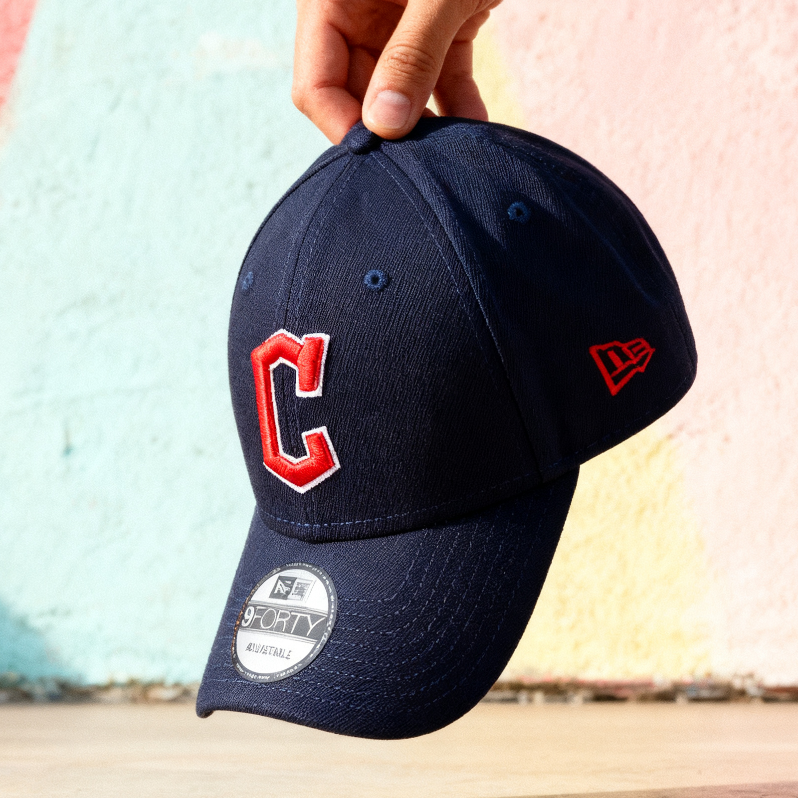 NEW ERA CLEVELAND GUARDIANS ROAD TEAM THE LEAGUE 9FORTY ADJUSTABLE HAT