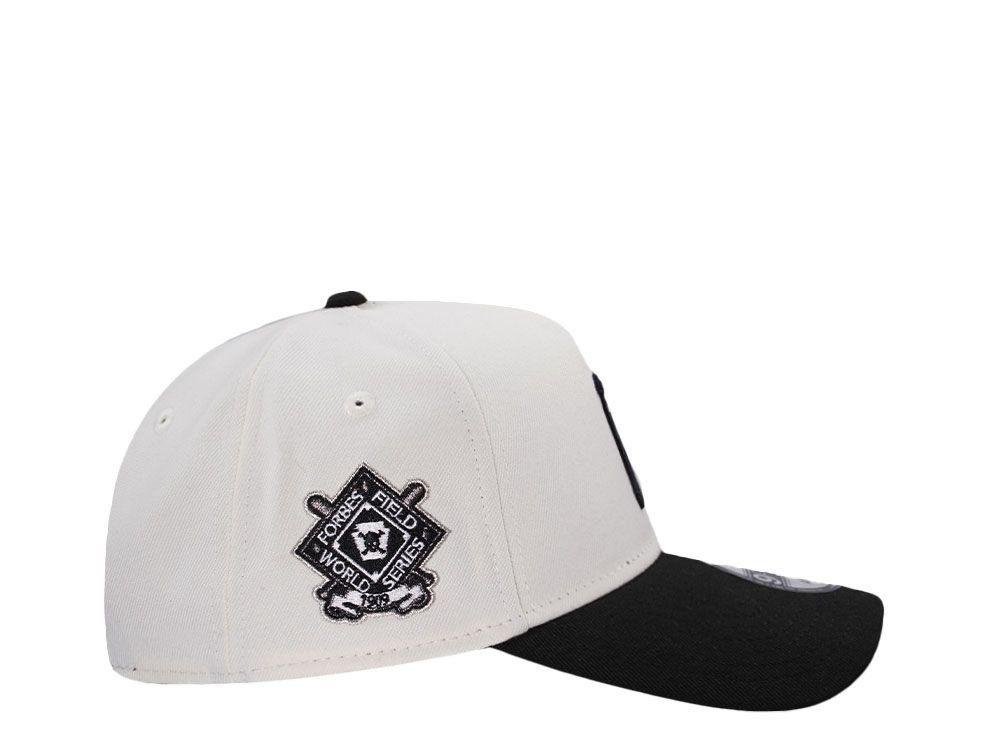 NEW ERA PITTSBURGH PIRATES ALL-STAR GAME TITANIUM WHITE SPELL BLACK CLASSIC 59FIFTY FIT CAP