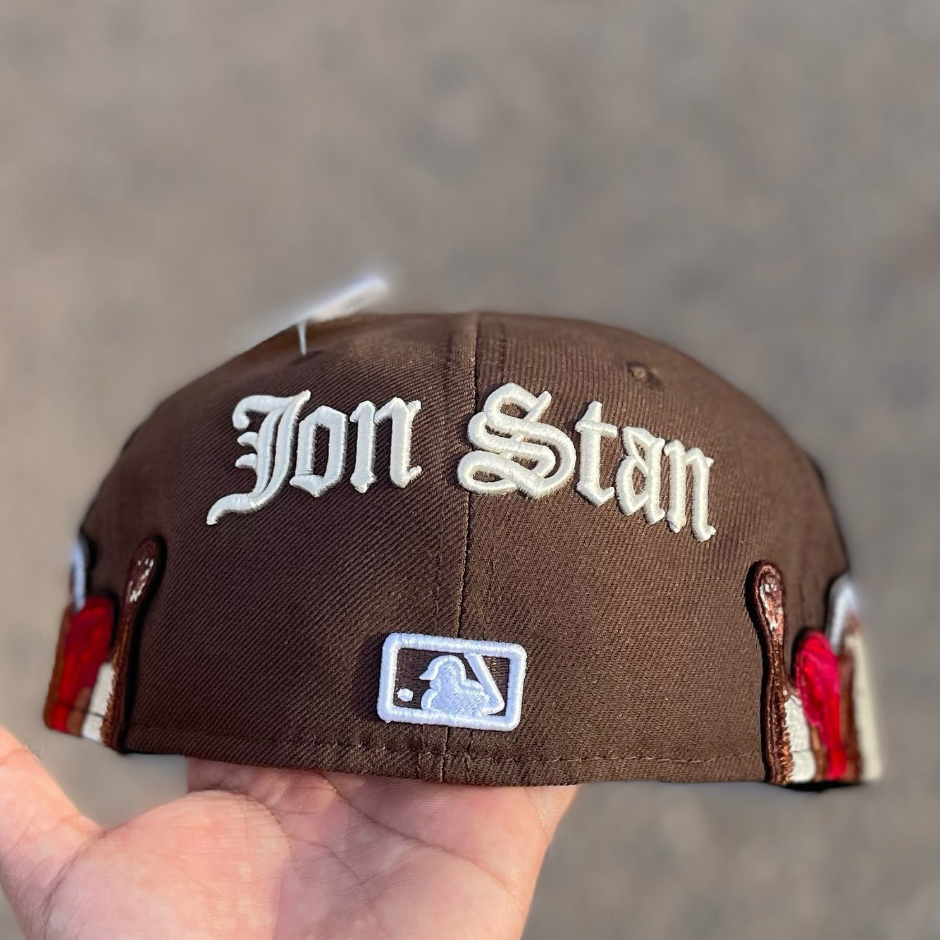 NEW ERA JON STAN HYPE BROWN NEW YORK YANKEES EMBROIDERED CASUAL BASEBALL CAP