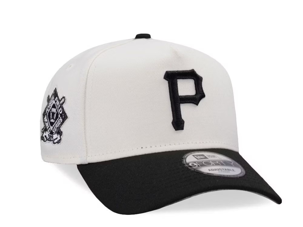 NEW ERA PITTSBURGH PIRATES ALL-STAR GAME TITANIUM WHITE SPELL BLACK CLASSIC 59FIFTY FIT CAP