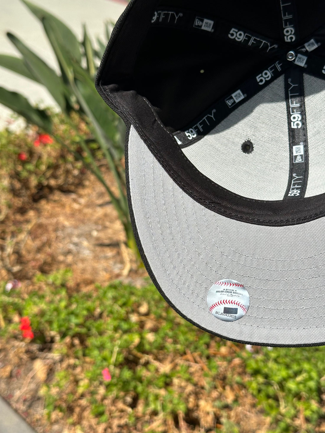 NEW ERA EXCLUSIVE 59FIFTY BLACK FLORIDA MARLINS