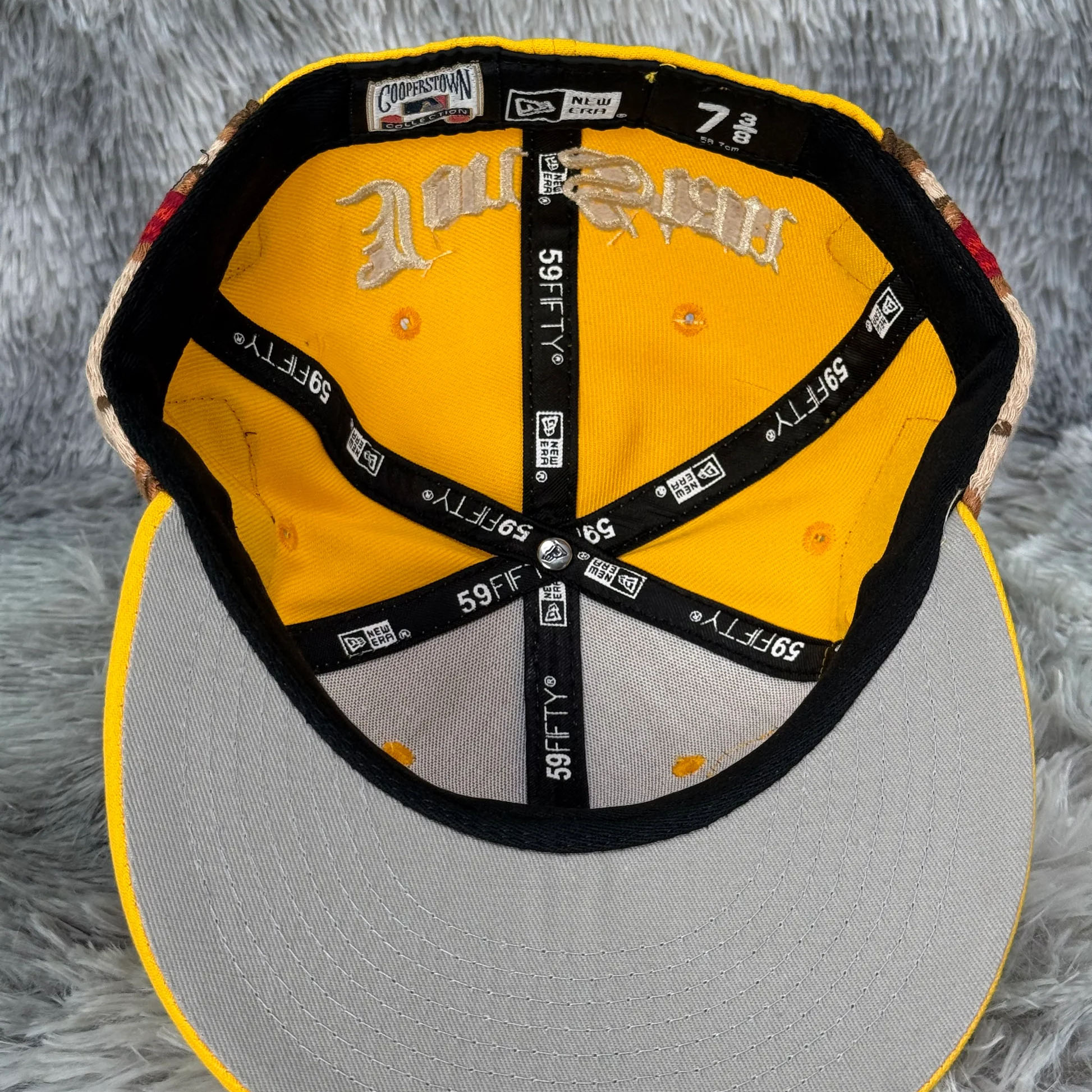 NEW ERA NEW YORK YANKEES JON STAN YELLOW EMBROIDERED CASUAL BASEBALL CAP