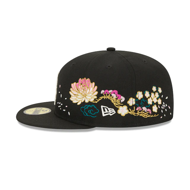 NEW ERA CHICAGO WHITE SOX MLB CHERRY BLOSSOM EMBROIDERED CASUAL BASEBALL CAP
