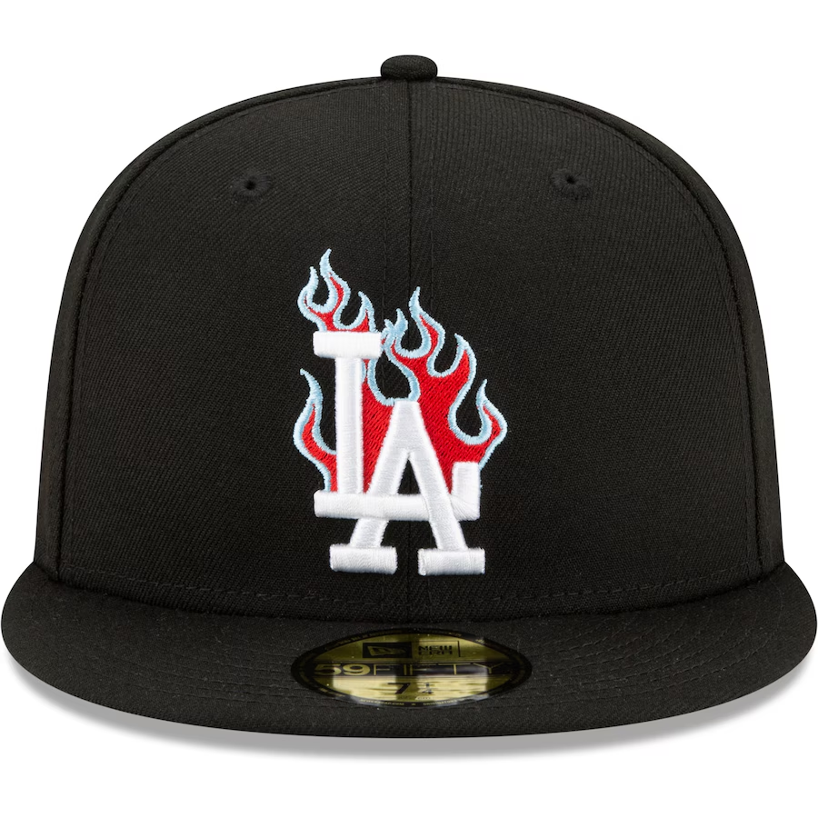 NEW ERA BLACK 2020 WORLD SERIES TEAM FIRE EMBROIDERED CASUAL BASEBALL CAP