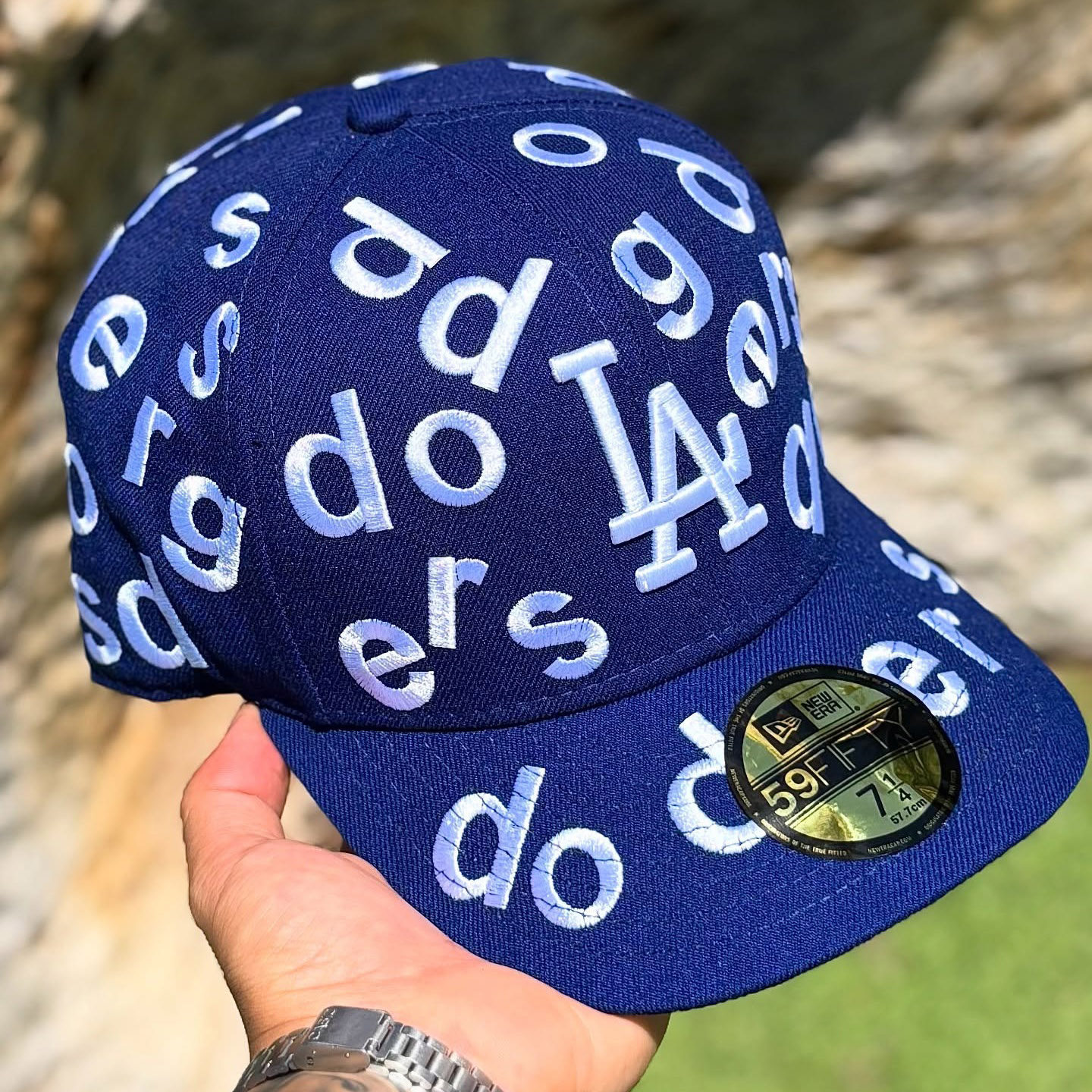 NEW ERA LOS ANGELES DODGERS TEAM CONFETTI EMBROIDERED CASUAL BASEBALL CAP