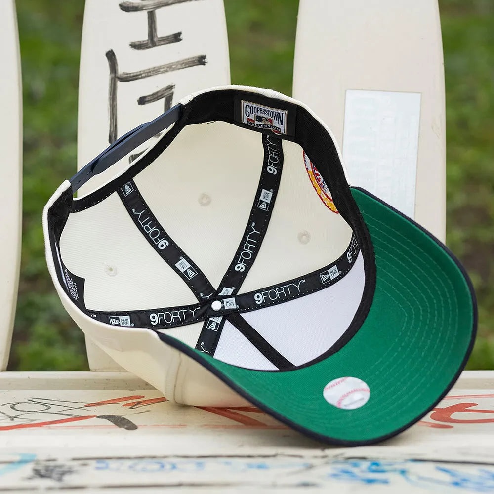 NEW ERA NEW YORK YANKEES 50TH ANNIVERSARY CHROME TWO TONE EDITION 9FORTY A FRAME SNAPBACK HAT CAP MLB