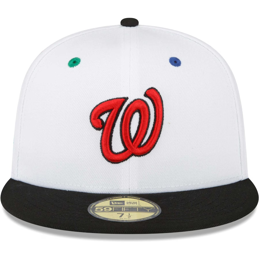 NEW ERA WASHINGTON NATIONALS 2018 MLB ALL-STAR GAME MAIN EYE 59FIFTY FIT CAP-WHITE/BLACK