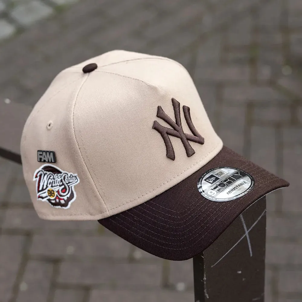NEW ERA 9FORTY A-FRAME MLB NEW YORK YANKEES WORLD SERIES 1998 TWO TONE / GREY UV SNAPBACK