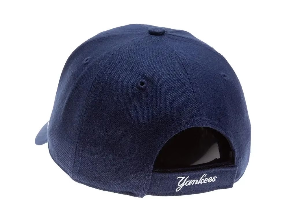 NEW ERA X 47BRAND NEW YORK YANKEES CLASSIC CURVED LIGHT NAVY STRAPBACK HAT